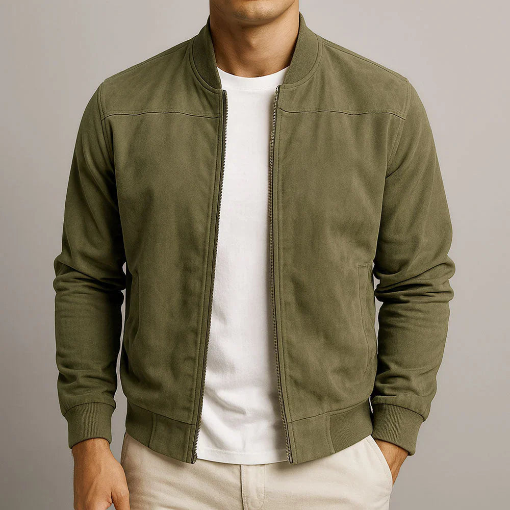 Riviera — Bomber in Camoscio