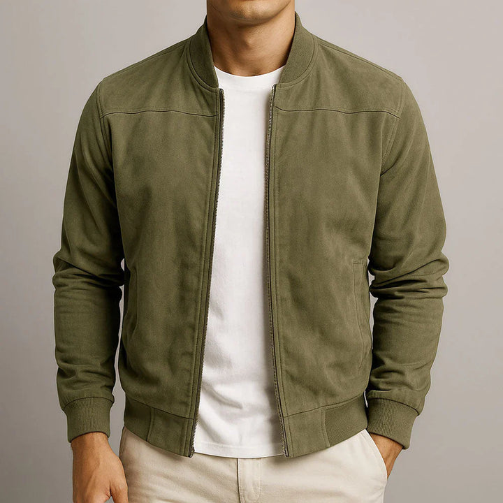 Riviera — Bomber in Camoscio