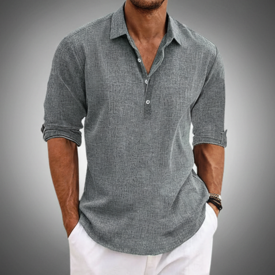 SERGIO – Camicia Uomo in Lino