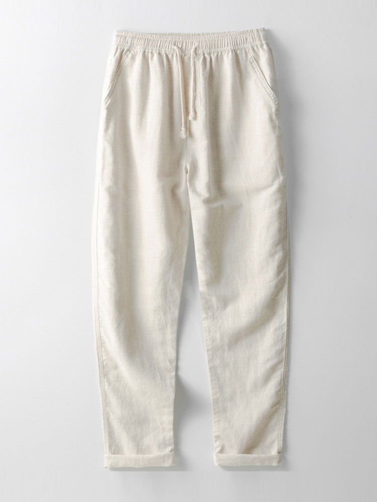 Abito casual Leo con pantaloni di lino