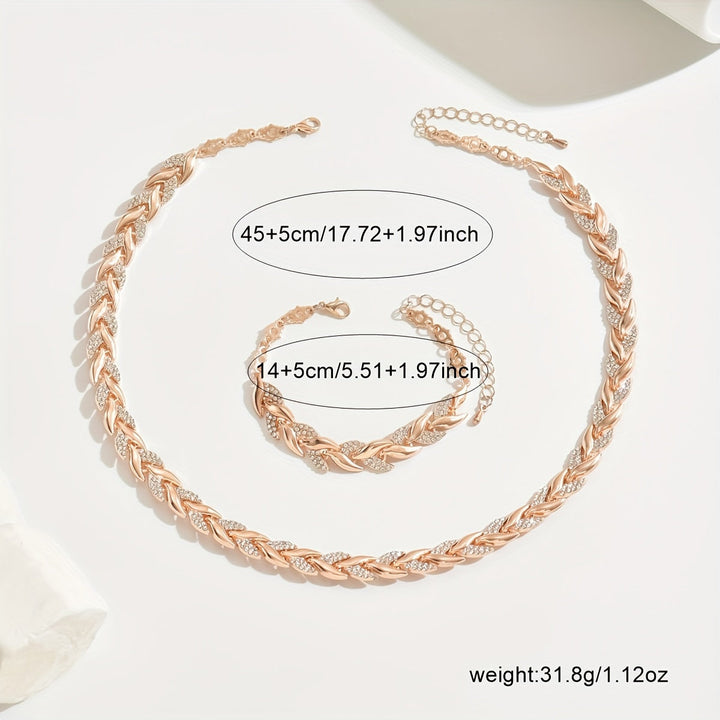 Set Elegante con Strass in Vetro a Coda di Pesce