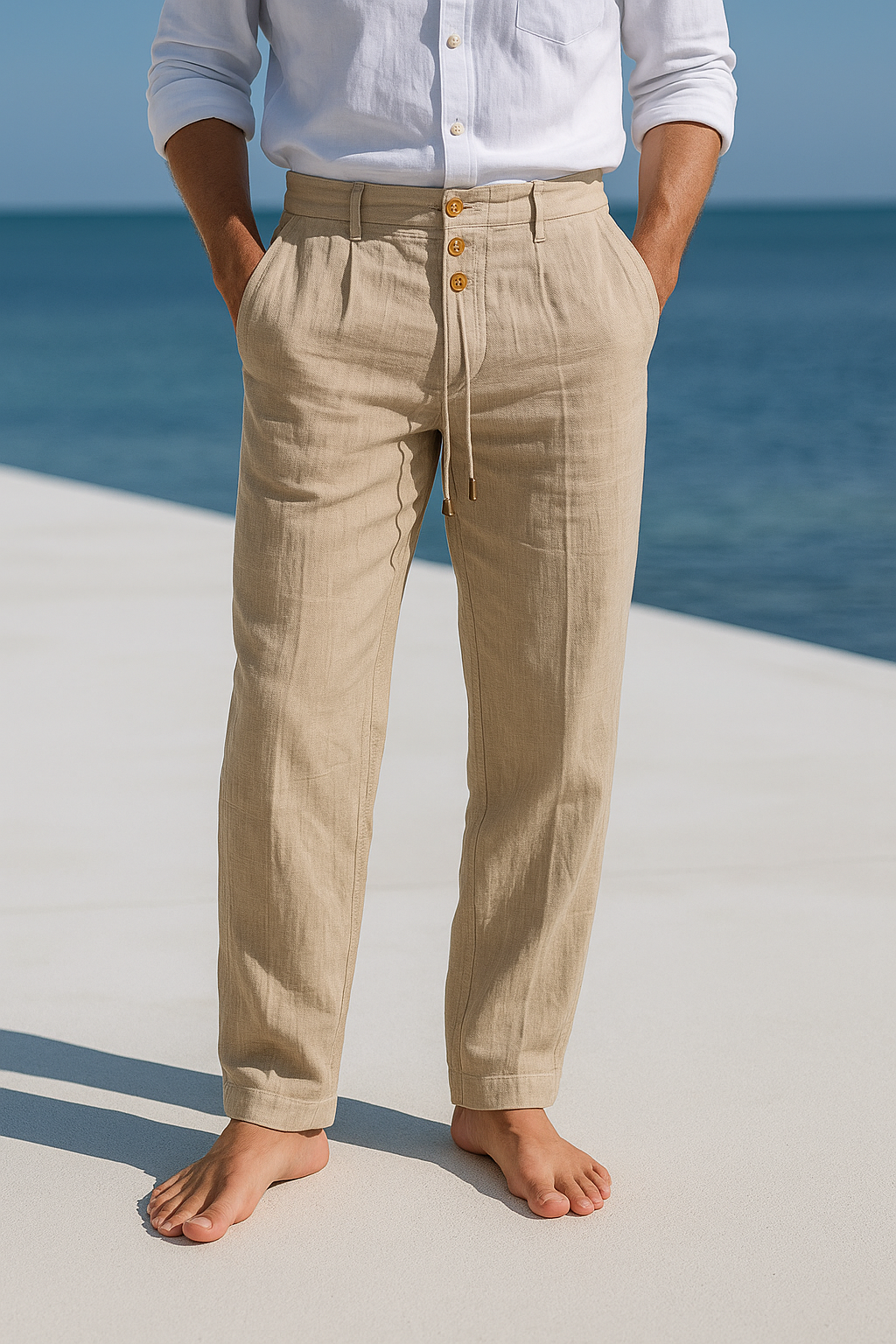Matteo | Pantaloni estivi leggeri in lino