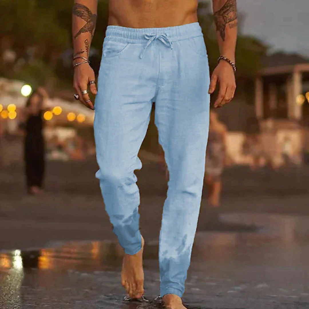 SANDRO – Pantaloni Uomo Leggeri con Coulisse