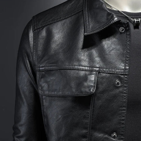 Giacca leggera in pelle