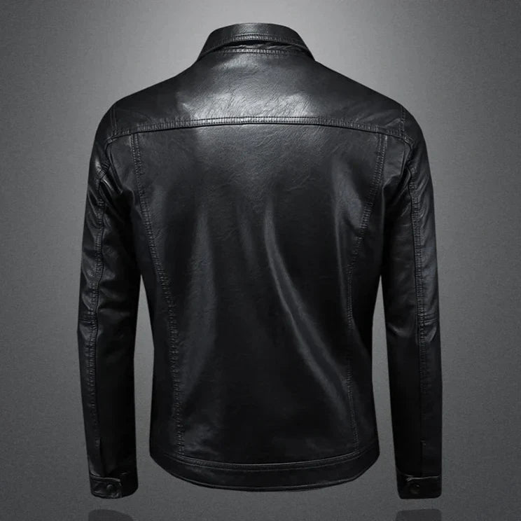 Giacca leggera in pelle