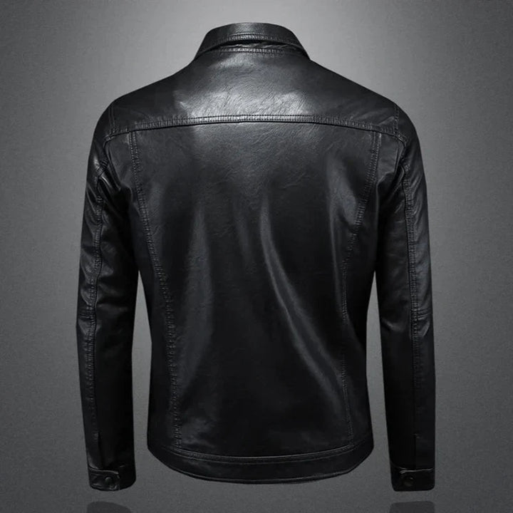 Giacca leggera in pelle