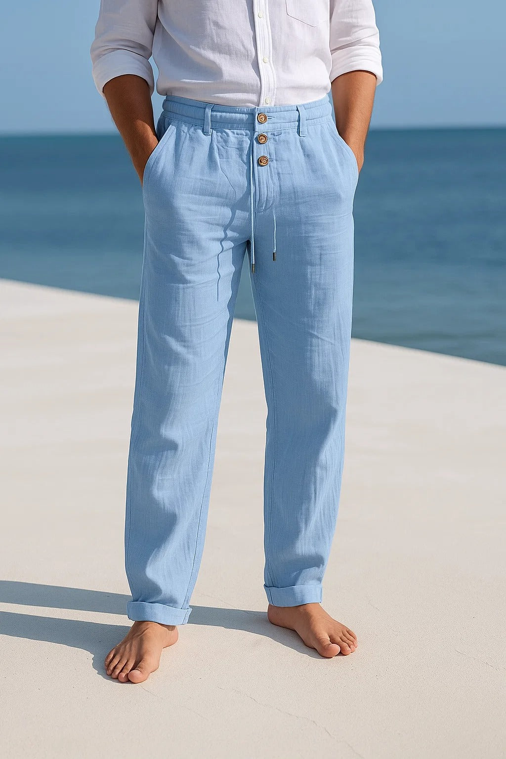 Matteo | Pantaloni estivi leggeri in lino