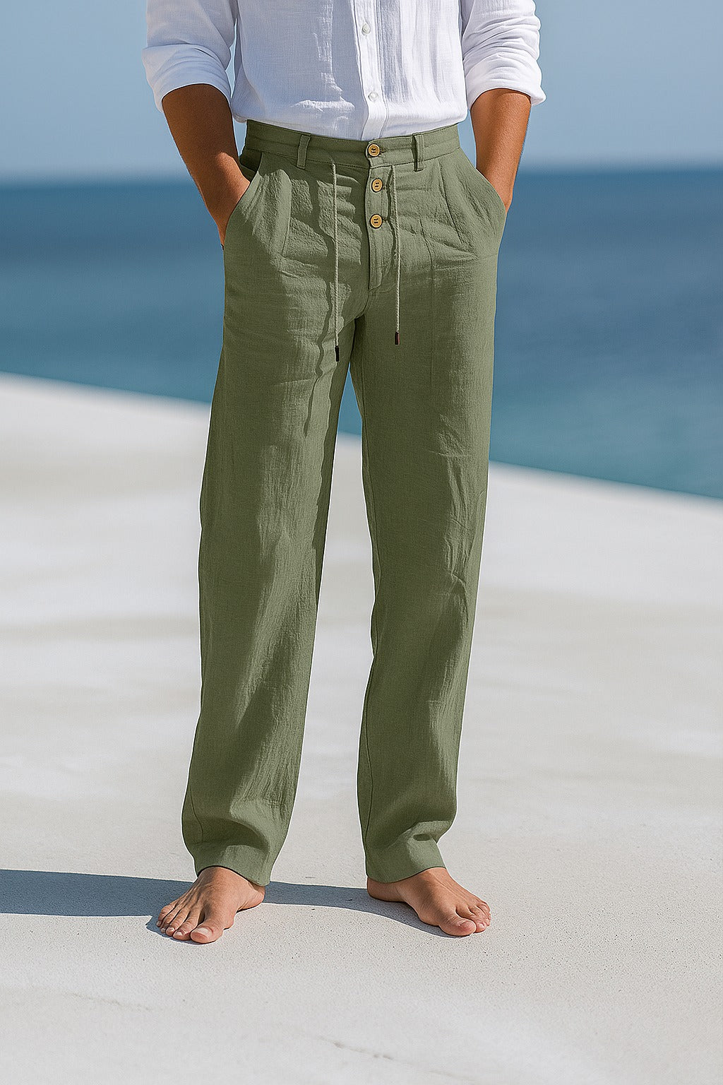 Matteo | Pantaloni estivi leggeri in lino