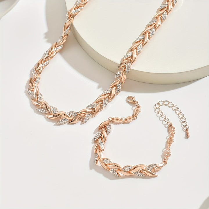 Set Elegante con Strass in Vetro a Coda di Pesce