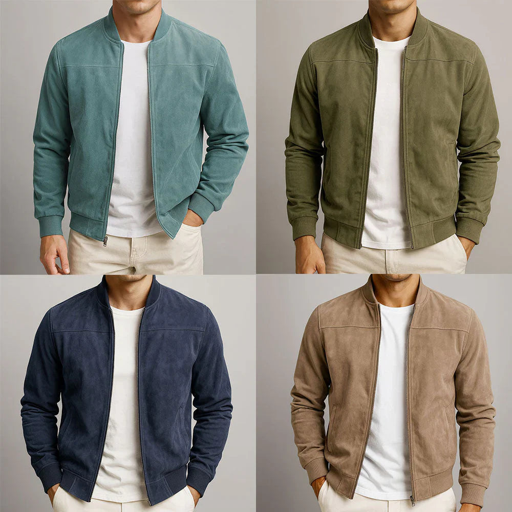 Riviera — Bomber in Camoscio