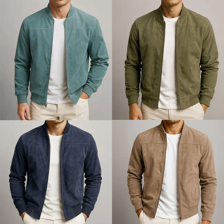 Riviera — Bomber in Camoscio