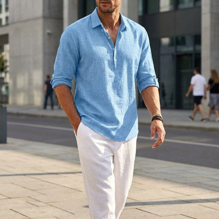 SERGIO – Camicia Uomo in Lino